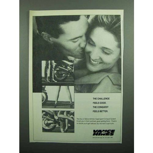 1990 Vance & Hines Supersport Exhaust System Ad