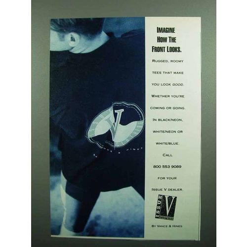 1990 Vance & Hines Issue V Clothing Ad - Imagine How