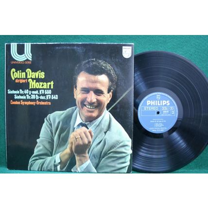 Colin Davis - Mozart: Symphony No. 40 in G Minor/No. 39 in E - 6580 029 - EX