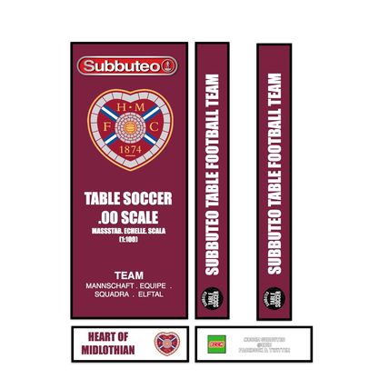 Table Football Subbuteo Box Label Heart of Midlothian (SCO) 2020