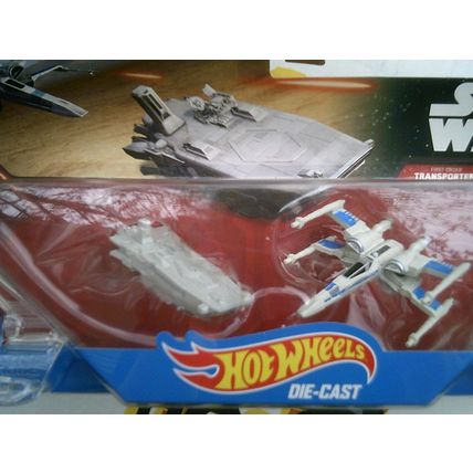 Star Wars Hot Wheels The Force Awakens First Order Transporter vs. X-Wing Fighte