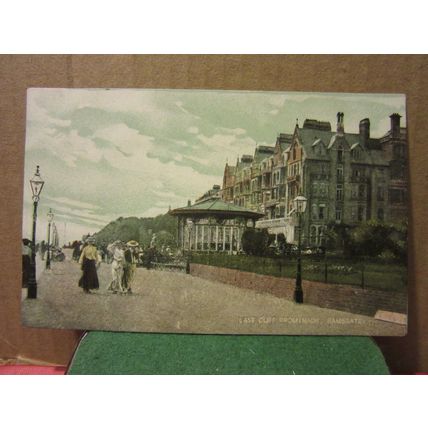 EAST CLIFF PROMENADE, RAMSGATE, KENT. unused antique postcard. =