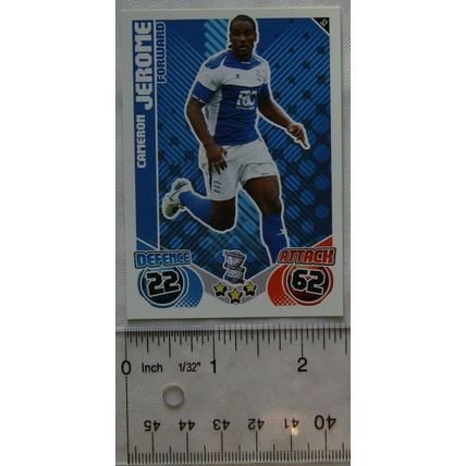 2010/11 Topps Match Attax Trading Card 53 Cameron Jerome, Birmingham City