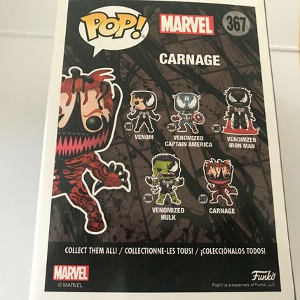 NEW Marvel Carnage Funko Pop Figure #367