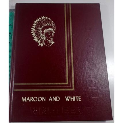 1983 Maroon and White Senior High School Pennsylvania Year Book very good