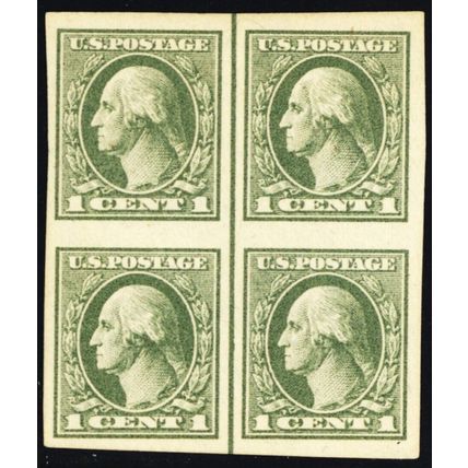 531, Mint HR/NH Line Block of Four SCV $70.00 * Stuart Katz