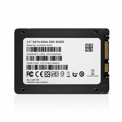 ADATA 480GB Ultimate Solid State Drive - 2.5" SATA 6Gb/s - SU630 - ASU630SS-480G