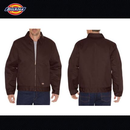 New Mens 2XL XXL DICKIES Eisenhower Insulated Padded Brown Jacket $90 TJ15