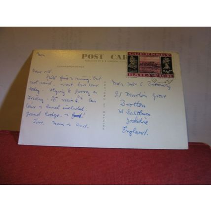 THE VALLEY OF PETIT BOT, GUERNSEY, used postcard .. 1972 pm #