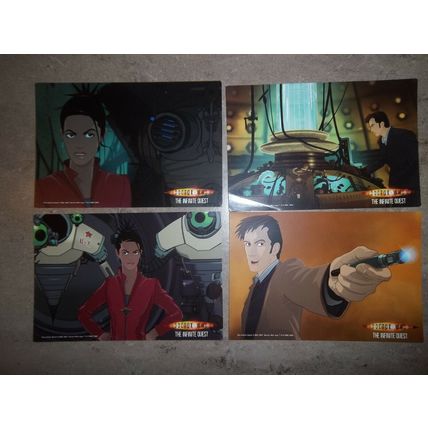 4 Old Doctor Who Postcards The Infinite Quest 2007