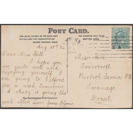 Moonlight Effect, Seascape, Landscape, 1904 - Photochrom RP Postcard
