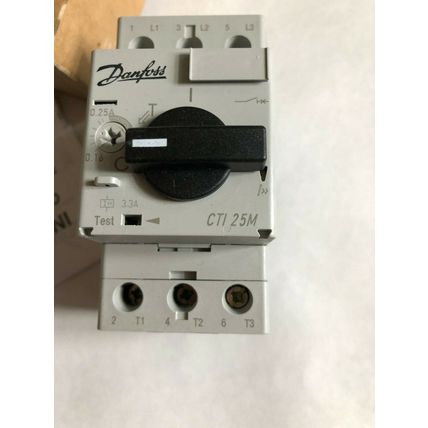 NEW DANFOSS CTI 25M,47B3141 CIRCUIT BREAKERS DANFOSS CTI 25M 0.16-0.25A MOTOR,Bj