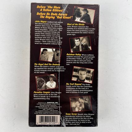 John Wayne The Duke 6 Western Classics VHS New Sealed