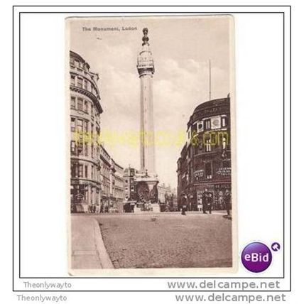 THE MONUMENT, LONDON, c1927, Postcard