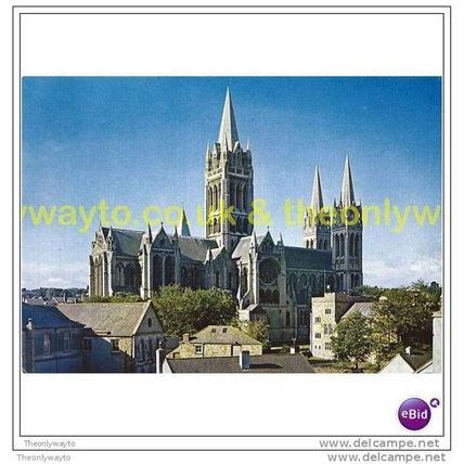 CATHEDRAL, TRURO, CORNWALL, ENGLAND, Postcard
