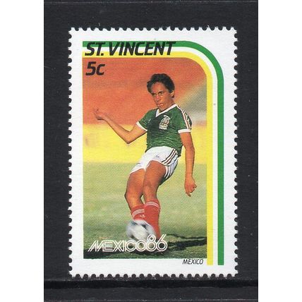 St. Vincent - 1986 - 5c World Cup Mexico '86 (Mexico), MNH
