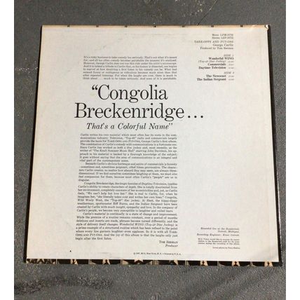 George Carlin Take Offs & Put Ons 1967 Vinyl Record Album Comedy
