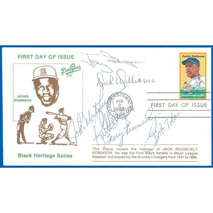 1982 J R Stamp FDC, Padres Autographs: Williams Kennedy, Bevacqua, Tolan & More!