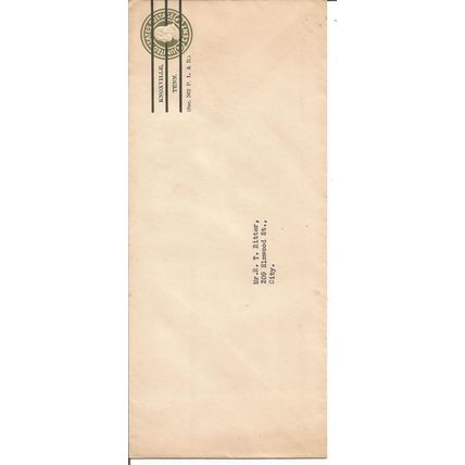PRECANCEL-T&T TN, KNOXVILLE ADDRESSED TYPEWRITTEN #2