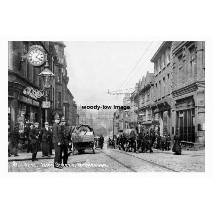 pt3505 - Policemen in High Street , Rotherham , Yorkshire - Print 6x4