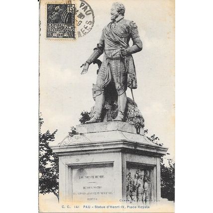 64 - Pau - statue de Henri IV
