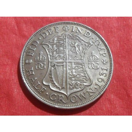 1931 George V half-crown.