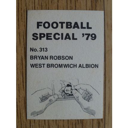 Bryan Robson AVA Football Special 79 Sticker #313