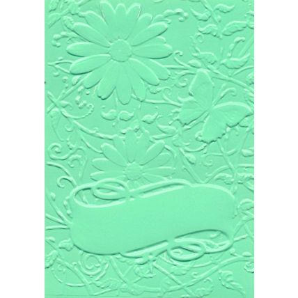 5"x7" Embossed Card. 10 Sheets. Floral (34). Cardmaking Scrapbooking Crafts