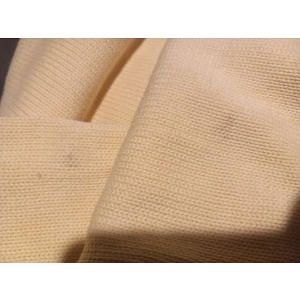 Vintage Men's YVES SAINT LAURENT Sherbet Yellow Cotton Knit Jumper Size L Large