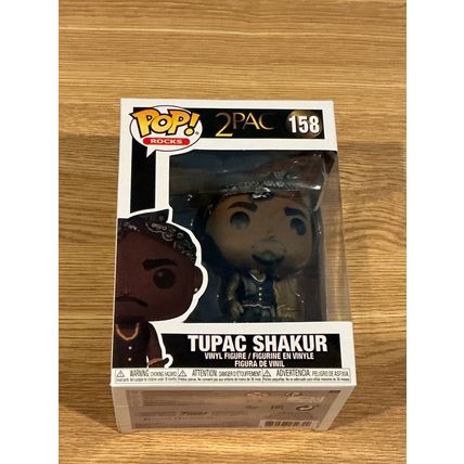 Funko Pop! Rocks - Tupac Shakur #158 Vinyl Figure (Box & Protector)