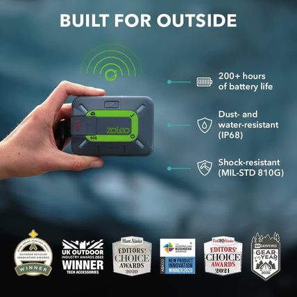 ZOLEO Satellite Communicator – Two-Way Global SMS Text Messenger & Email, Emerge