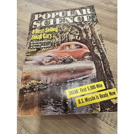 POPULAR SCIENCE Magazine April 1958 8 Best Selling Small Cars
