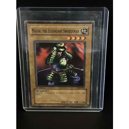 Masaki the Legendary Swordsman - LOB-038 - Common - 1st Edition Legend of Blue E
