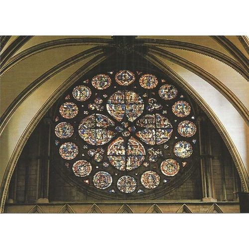 C-31557X: Lincoln Minster: Dean's Eye, North Transept.