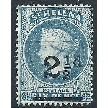 St Helena 1893 SG40 2 1/2d Ultramarine Mounted Mint .. ..