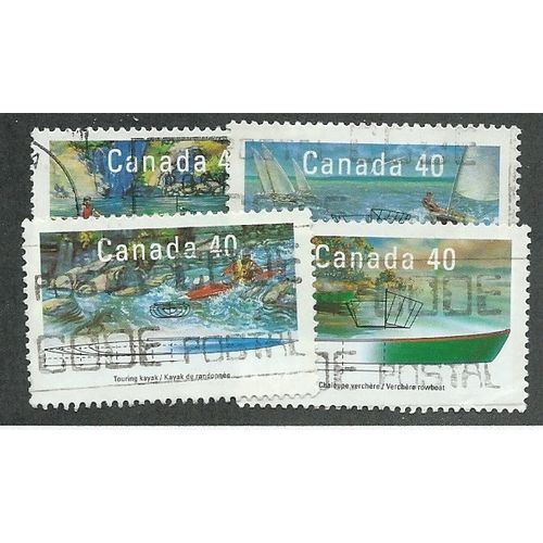 CAN 1991 SET 'SMALL CRAFTS (3RD SERIES)(4v) ' FINE USED (EBID38-865)