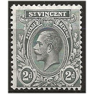 St Vincent 1922 SG133 2d Grey Mounted Mint . ..