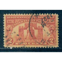 Used 627 2c Liberty Bell Fine Plus M06764
