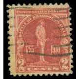 Used 688 2c Battle of Braddock Barely Clears M07156
