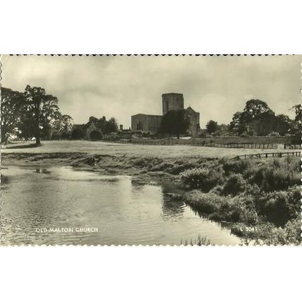 Yorkshire MALTON Old Malton Church Postcard (L.3041)