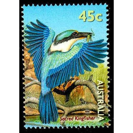 Australia 1999 Animal 45c MNH Stamp Kingfisher Bird.