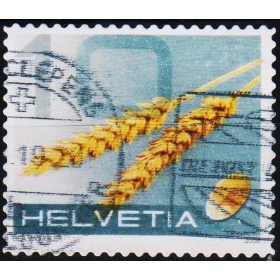 Switzerland. 2008 10c(Corn) Used