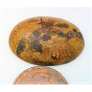 Yellow Moss Agate Freeform Gemstone Cabochon 64