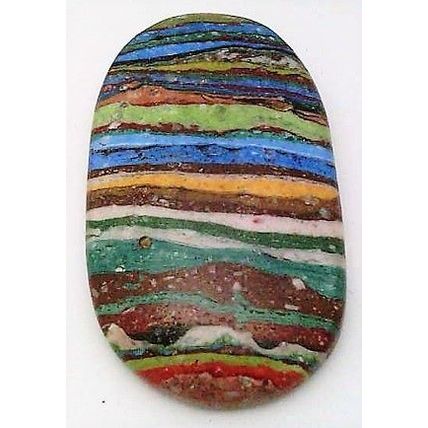 Rainbow Cal Silica Freeform Gemstone Cabochon 99