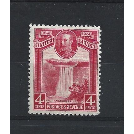 BritishGuiana.SG285 4c Kaieteur Falls.Mounted Mint.Jan25