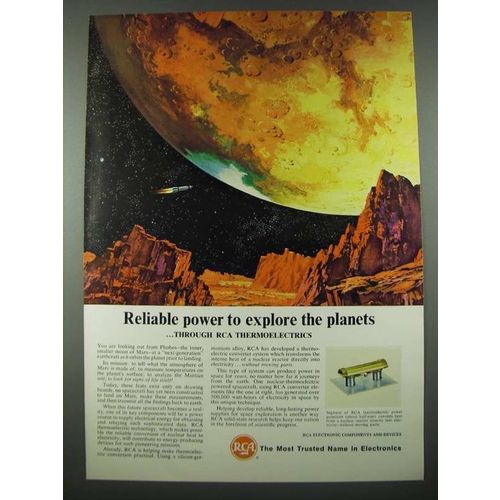 1965 RCA Electronic Components and Devices Ad - Explore the Planets