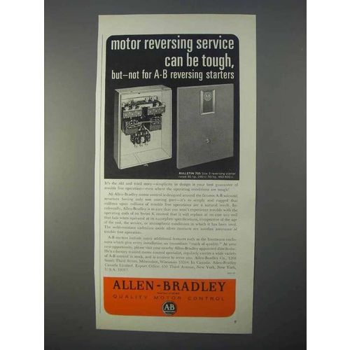 1966 Allen-Bradley Bulletin 705 Reversing Starter Ad