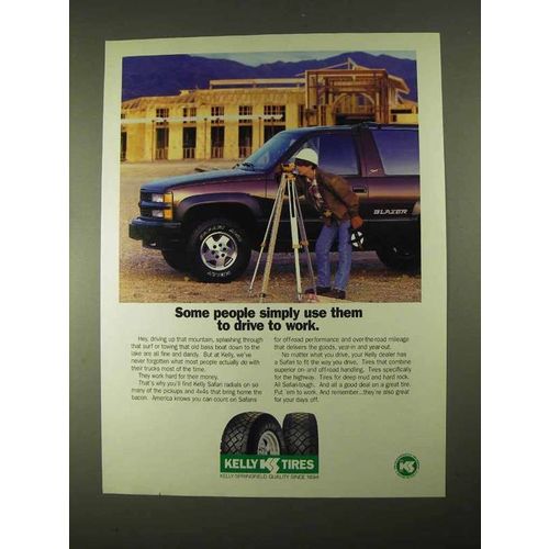 1994 Kelly Tires Safari Radials Ad - Drive To Work
