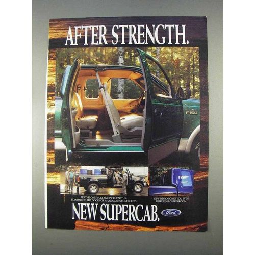 1997 Ford F150 SuperCab Pickup Truck Ad - Strength