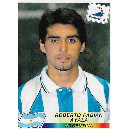 Panini's FIFA World Cup France 1998 Stickers: No.501 - Ayala (Roberto Fabián)
